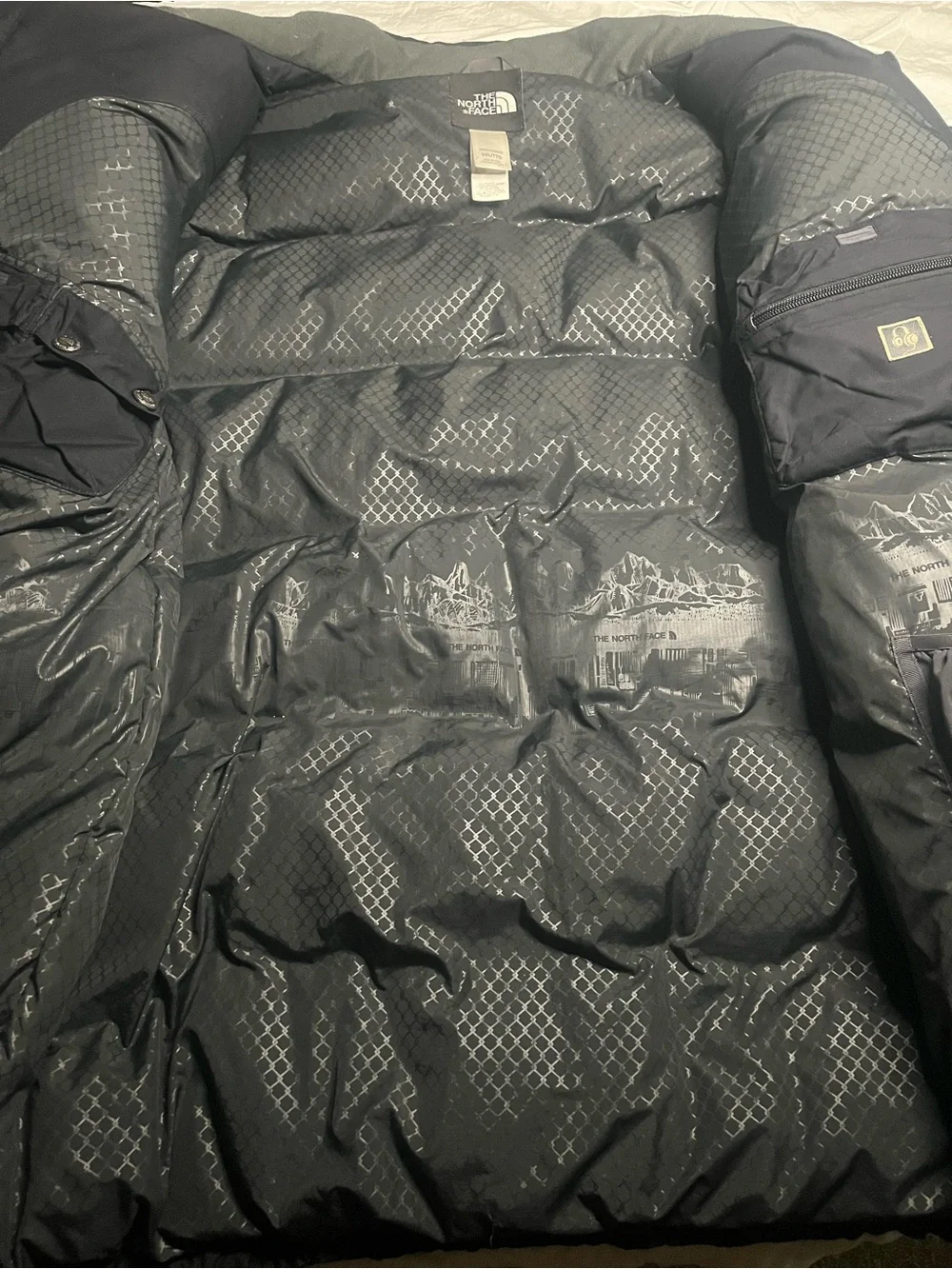 The North Face Men's Black Long Parka Coat XXL Down Insulated Full Zip McMurdo
